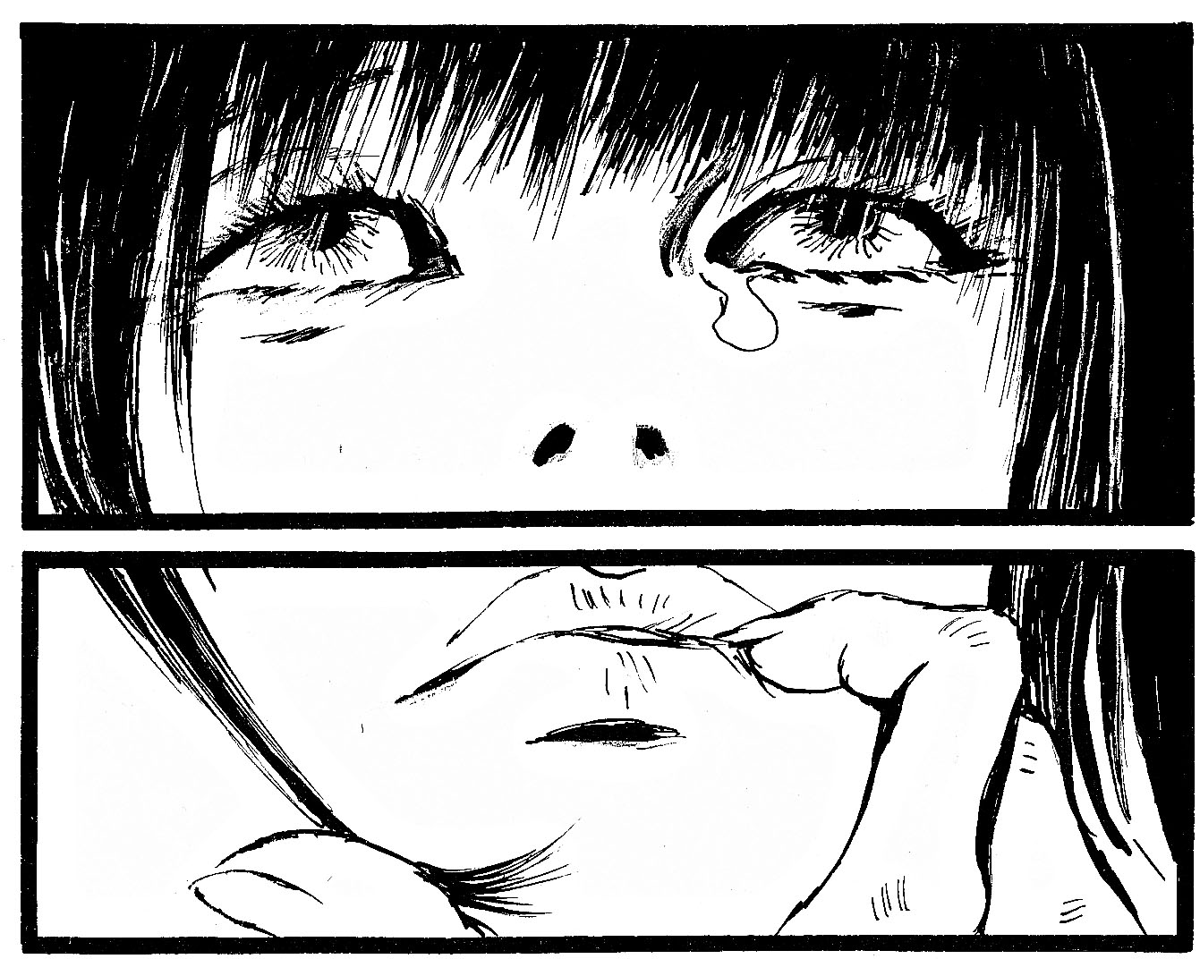 Guido Crepax, Valentina Intrepida, 1972; china su cartoncino rigido Schoeller, 35,5x51 cm; ©Archivio Crepax